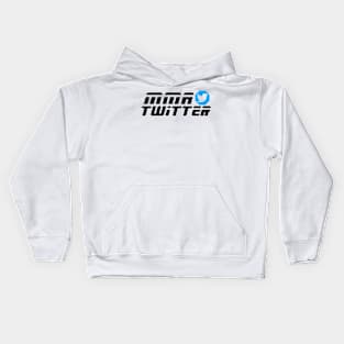 MMA Twitter BLK HRZ Kids Hoodie